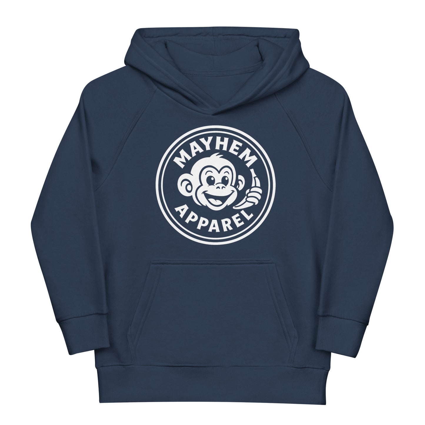 “Mayhem Monkey” - Kids’ Eco Hoodie