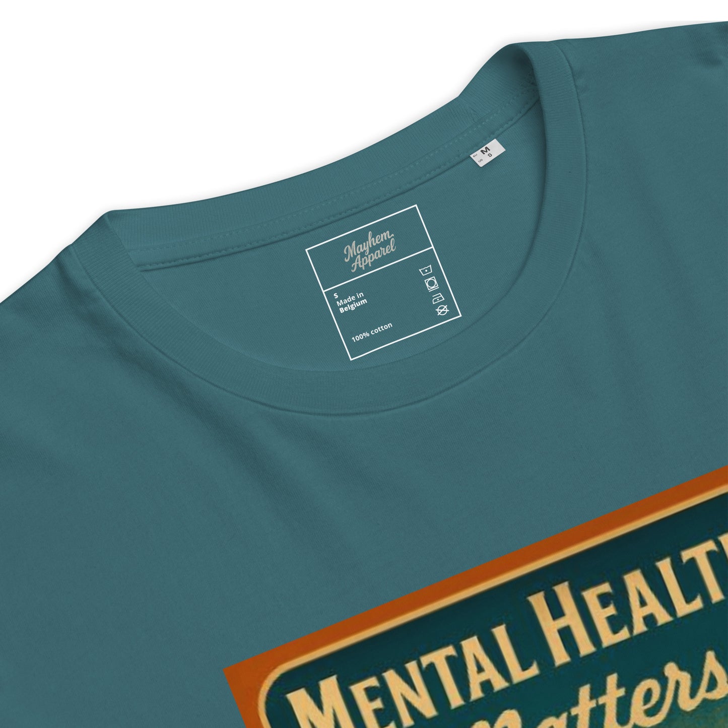 “Mental Health Matters – Campfire Edition” — Unisex Organic Cotton Tee