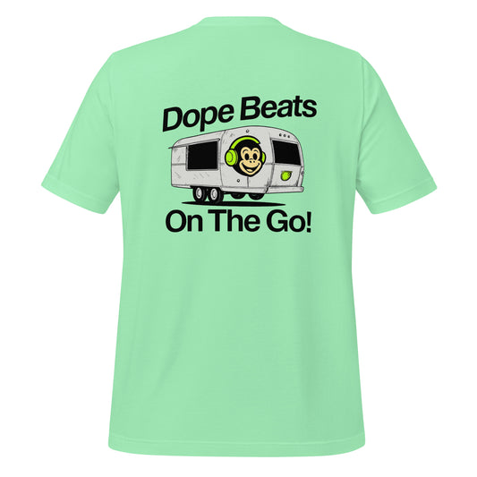“Dope Beats On the Go” Unisex Tee – Mobile Mayhem Edition