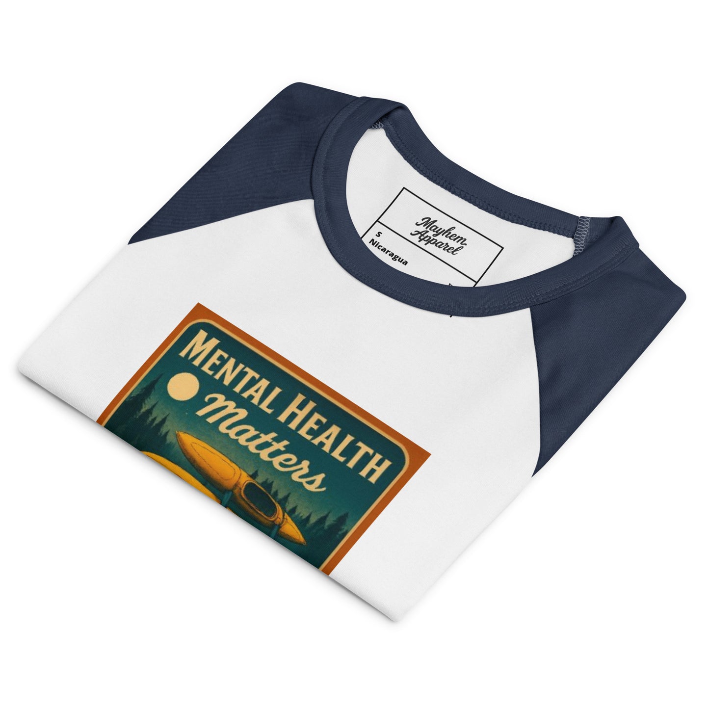 “Mental Health Matters - Campfire Edition” – Women's Baby Tee