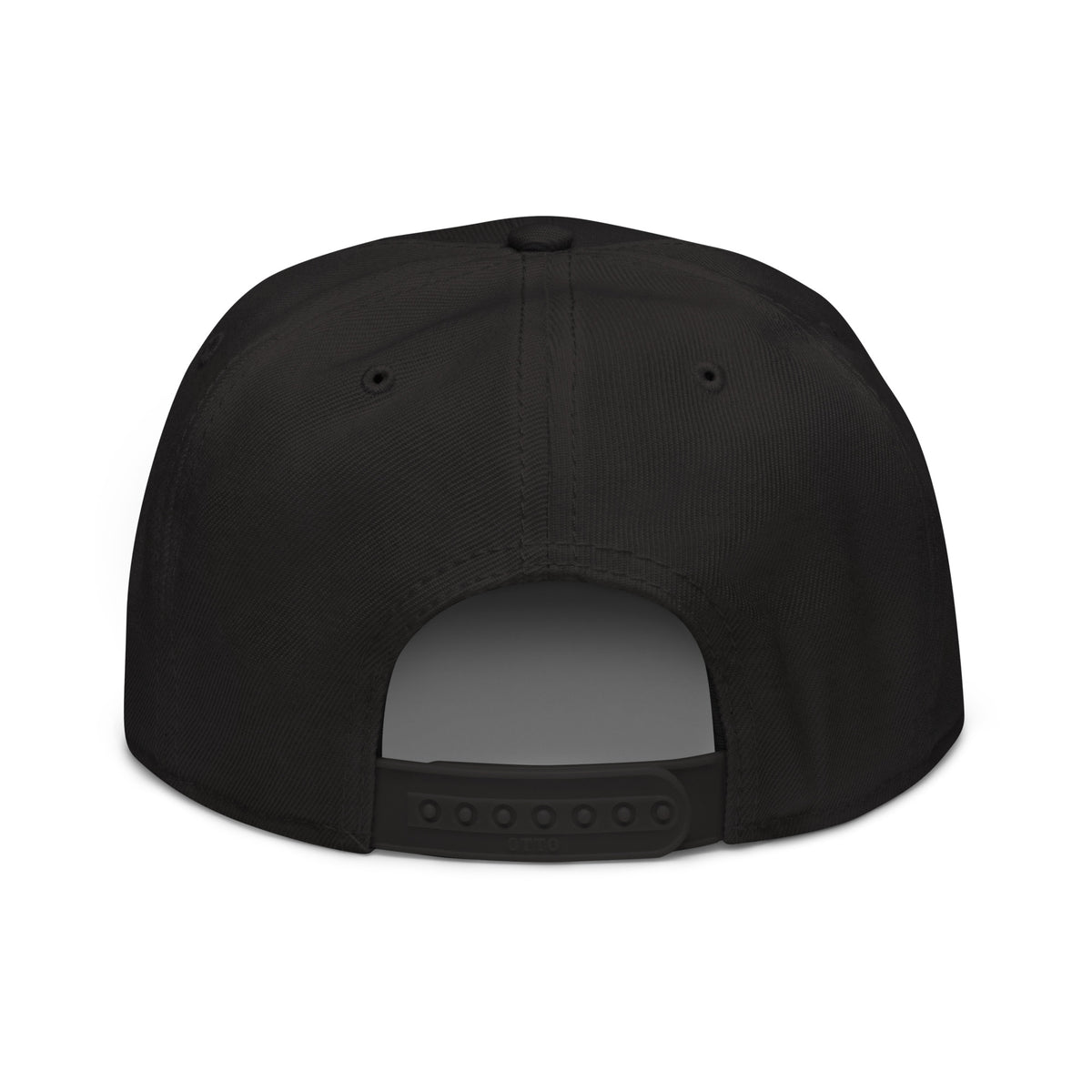 Black Hibiscus | Embroidered Snapback