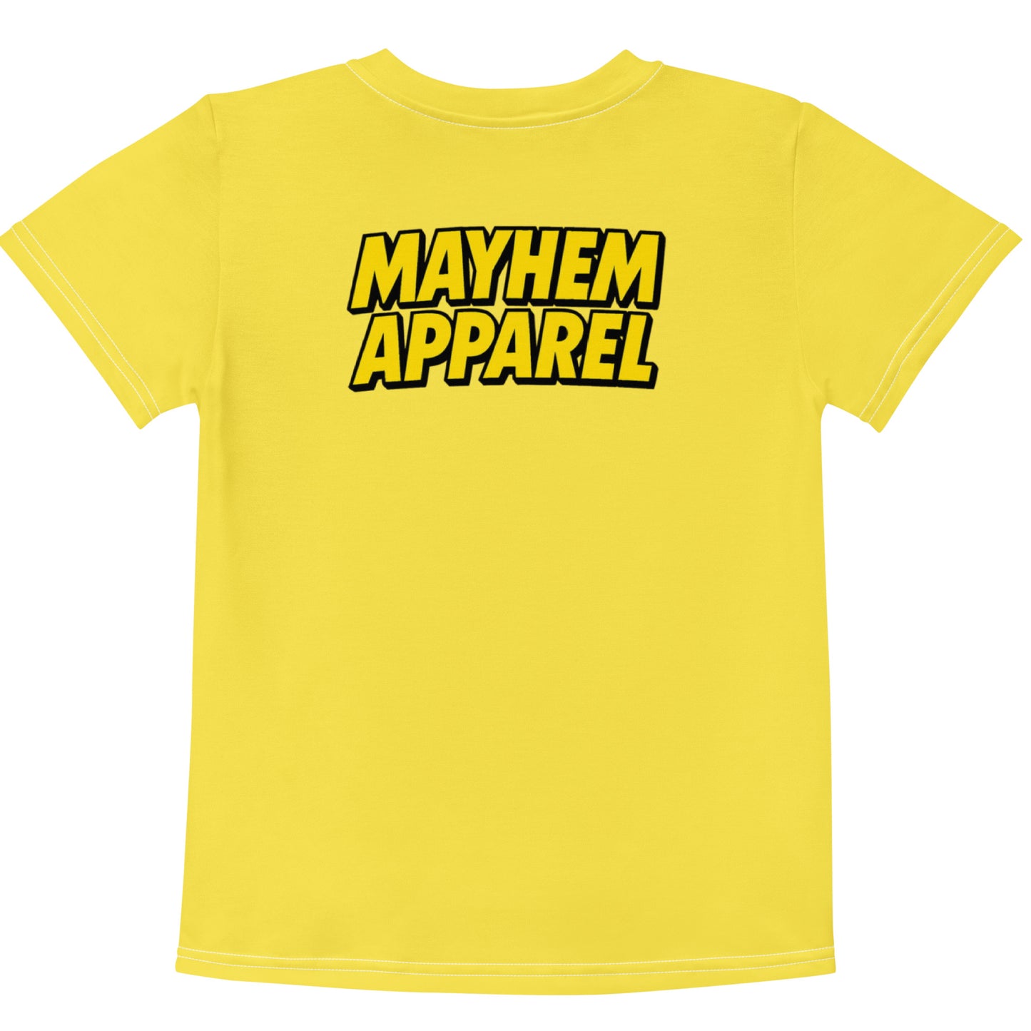 "Mayhem Comics" Kids Tee - Bright Yellow