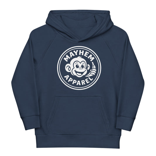“Mayhem Monkey” - Kids’ Eco Hoodie