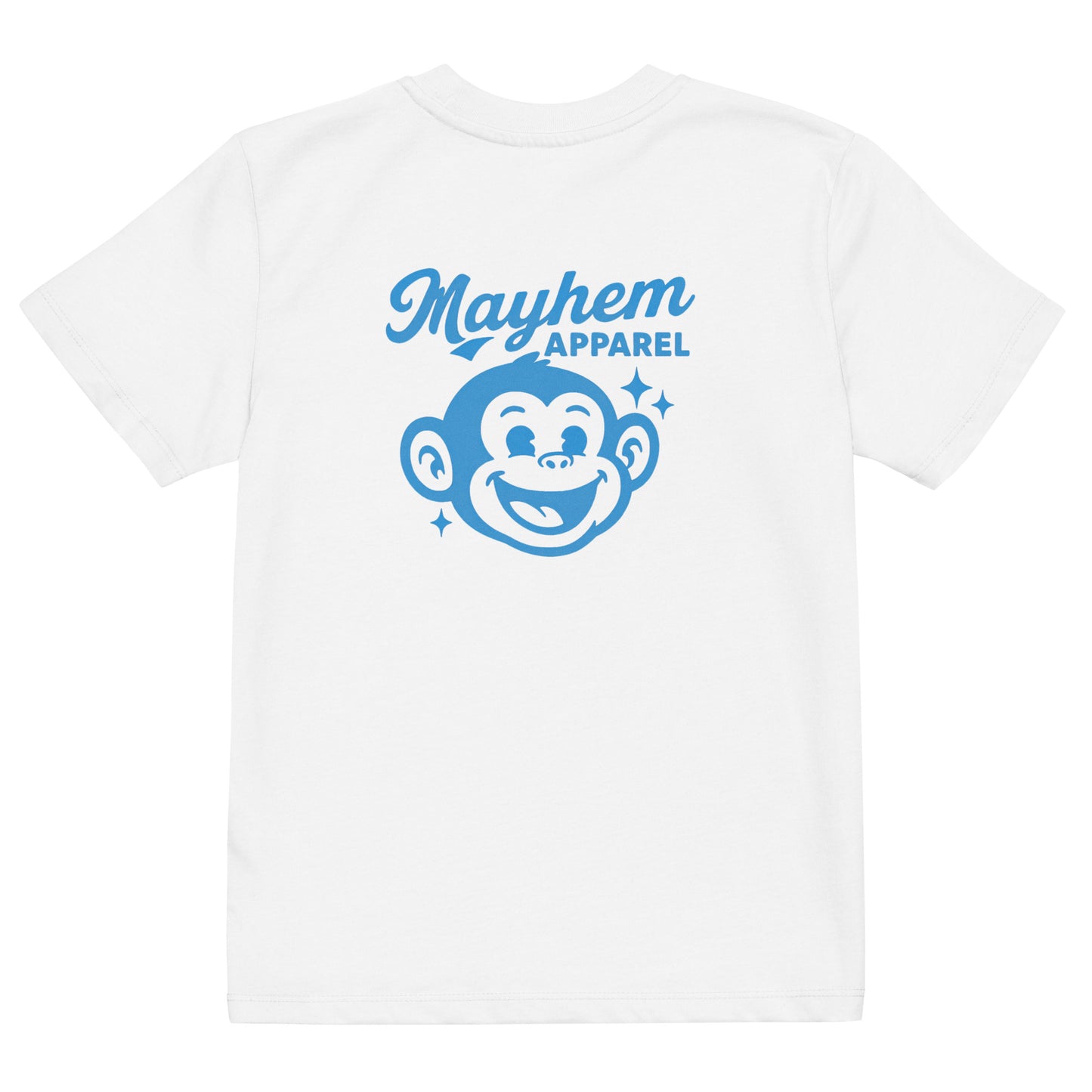 “Let’s Be Friends” Kids Organic Cotton Tee - Crisp White
