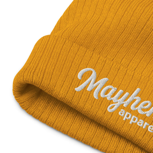 “Mayhem OG” – 3D Puff Embroidered Beanie