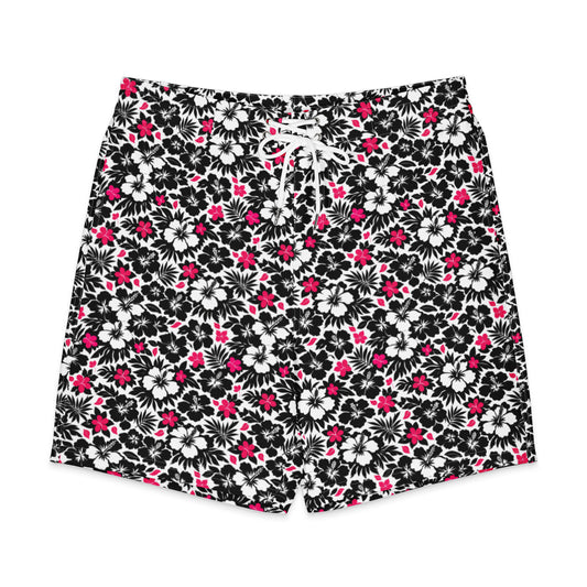 Black Hibiscus | Board Shorts