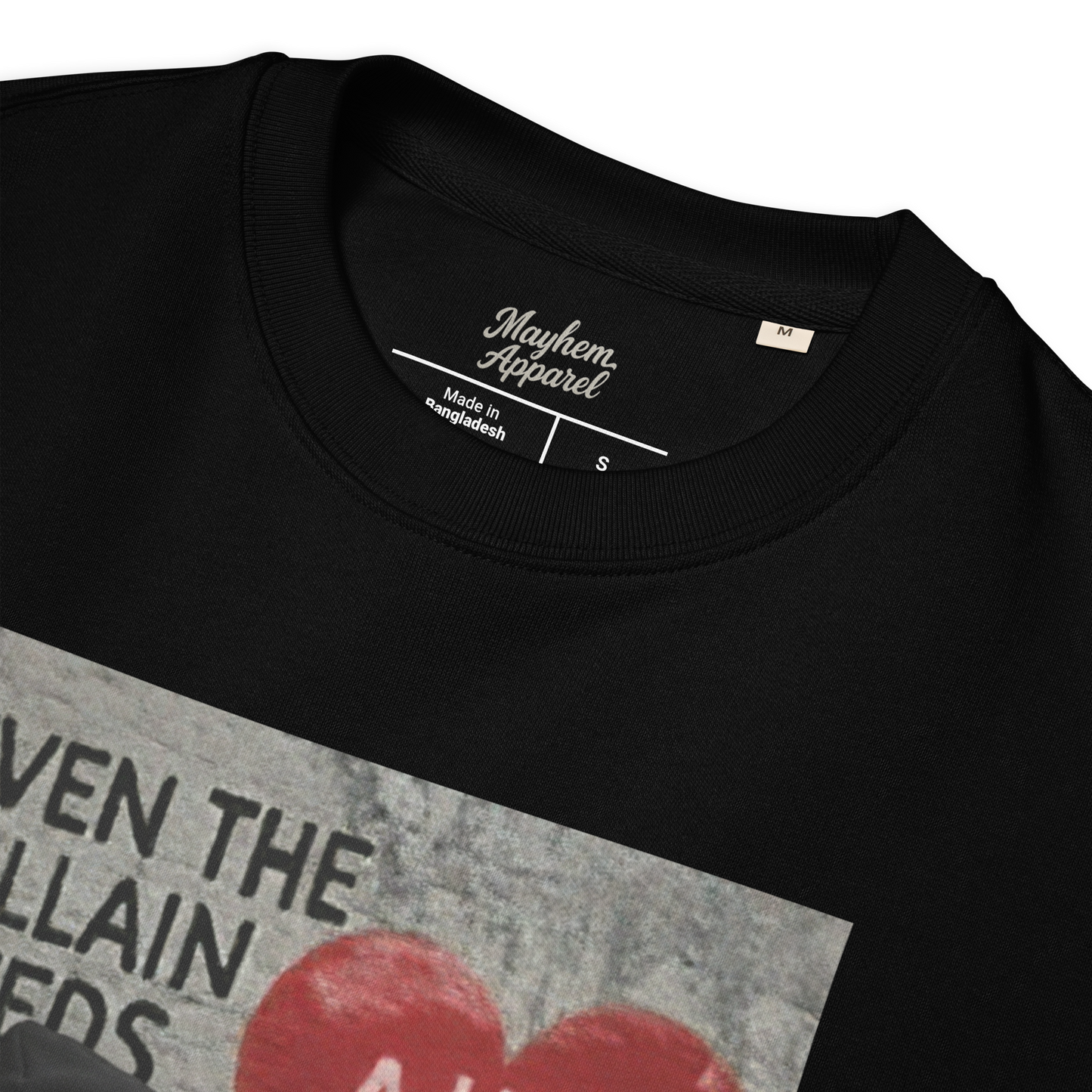 “Even Villains Need a Hug” – Unisex Eco Sweatshirt