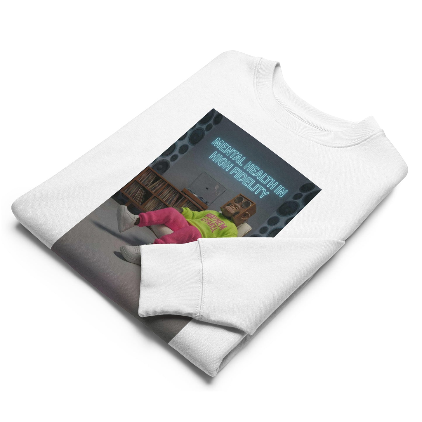 “Mental Health in High Fidelity” – Unisex Sweatshirt