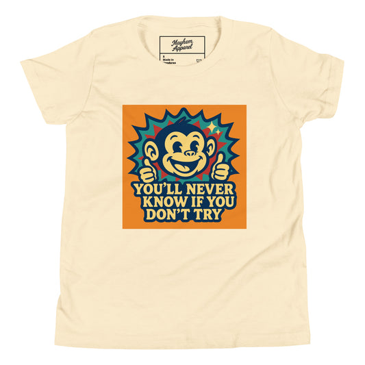 “You’ll Never Know If You Don’t Try” – Youth Eco Tee